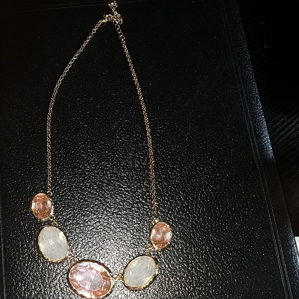 Pink Glass Necklace